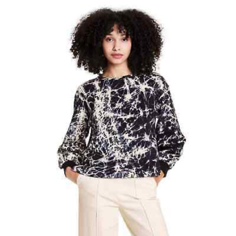 Rachel Comey for Target marble print high-low sweatshirt